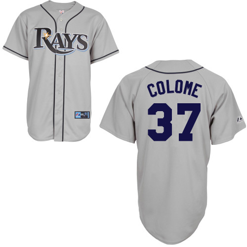 alex Colome #37 mlb Jersey-Tampa Bay Rays Women's Authentic Road Gray Cool Base Baseball Jersey
